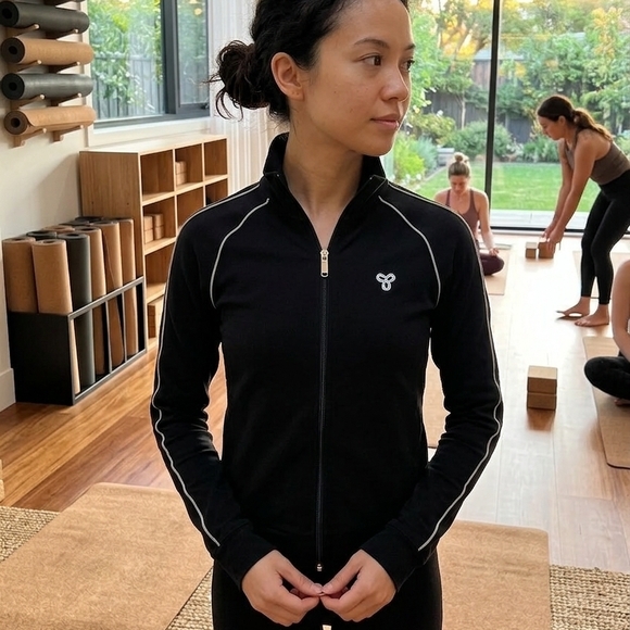 TNA Tops - TNA Black Zip-Up Sweatshirt